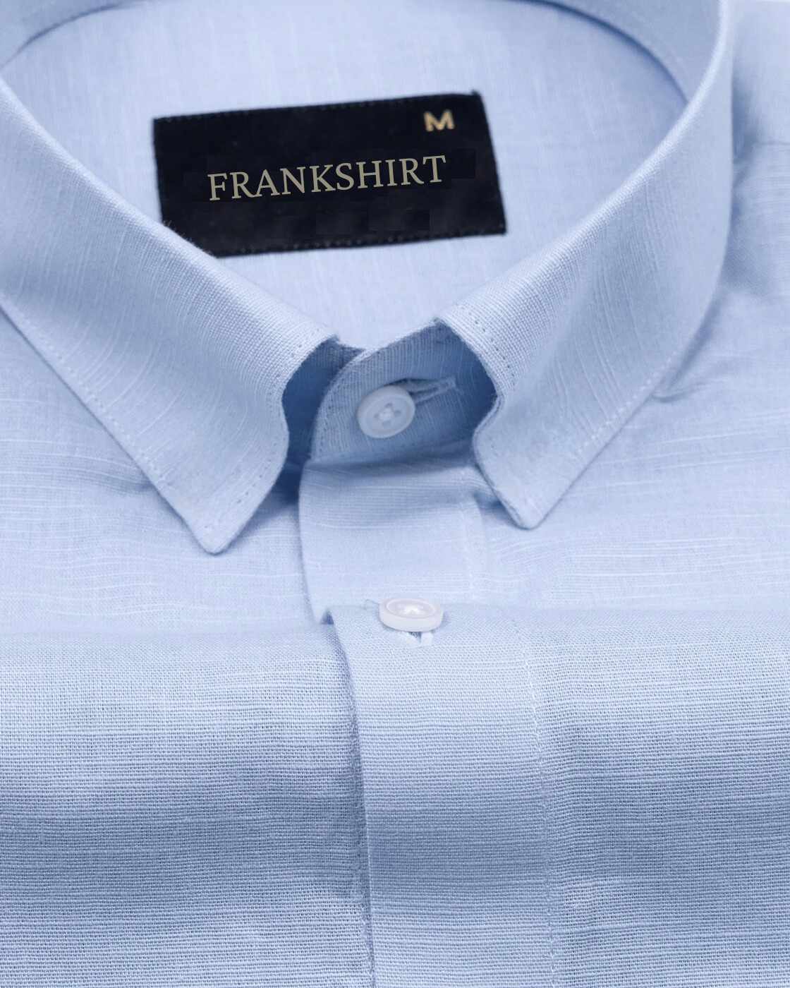 New Linen Shirt for Man (Sky Blue)