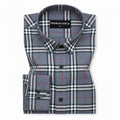 Denim Tartan Check Cotton Shirt For Men