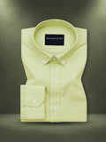 Oxford Cotton Lime Green Shirt For Men