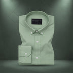 Oxford Cotton Sea Green Shirt For Men