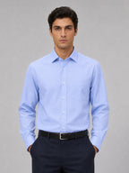 Pack of 2 Maroon & Denim Blue Formal Oxford Cotton Shirt For Men