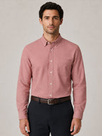 Pack of 2 Maroon & Denim Blue Formal Oxford Cotton Shirt For Men