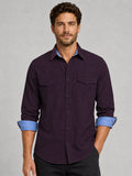 Cargo Style Wine Shirt