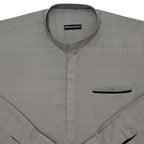 Urban Fit Grey Short Linen Kurta For Men