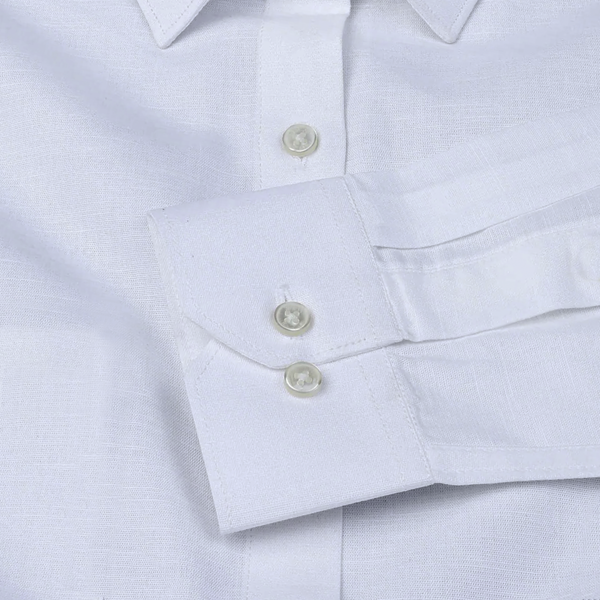 White Linen Shirt for Man