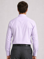 Purple Stripe Oxford Shirt For Men
