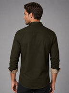 Cargo Style Bottle Green Shirt
