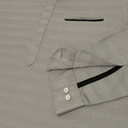 Urban Fit Olive Short Linen Kurta For Men
