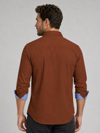 Cargo Style Brown Shirt