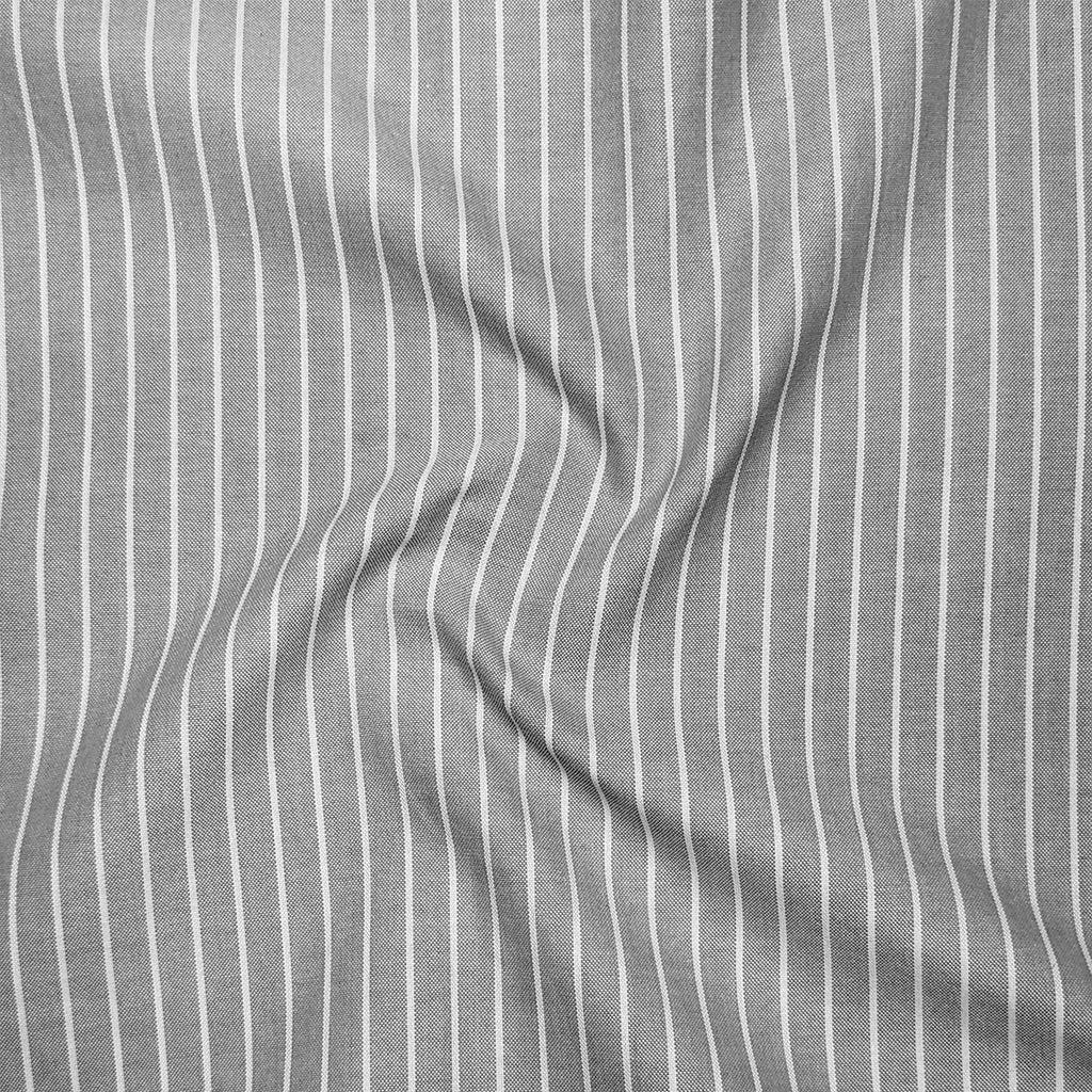 Dark Grey & Beige Oxford Pack of 2 Pinstripe Shirts