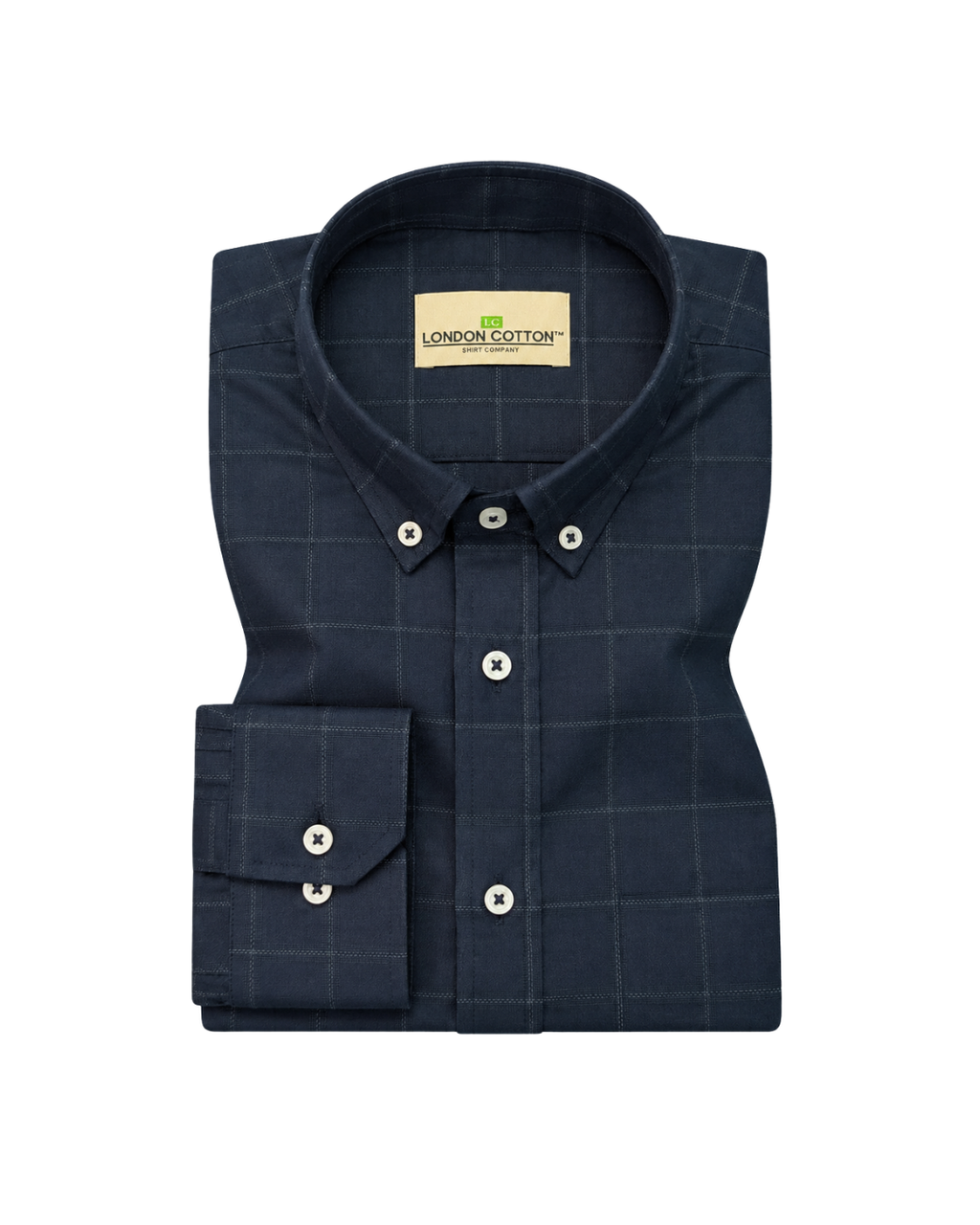 Navy Blue Signature Check