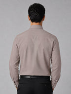Oxford Cotton Brown Shirt For Men