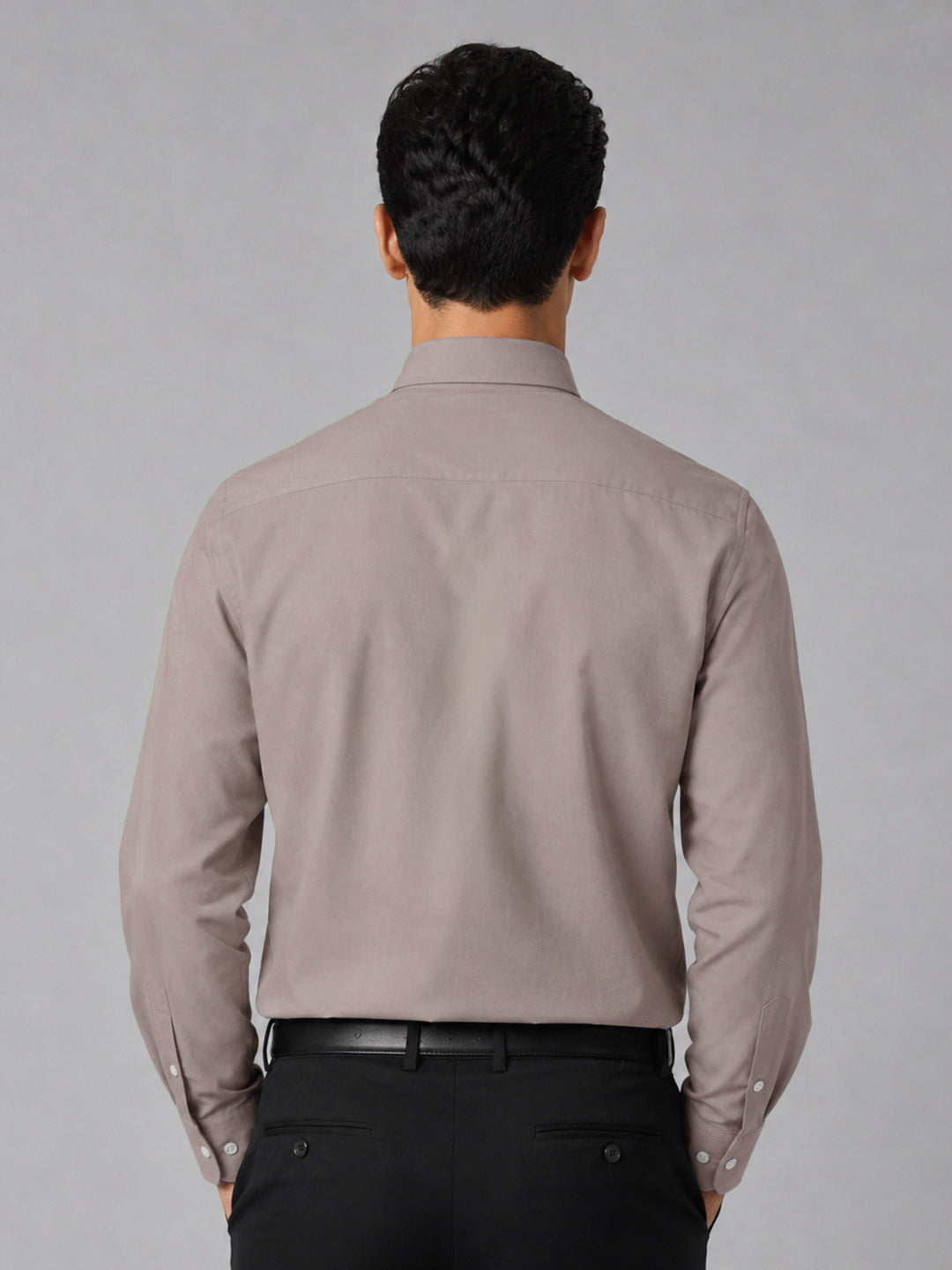 Oxford Cotton Brown Shirt For Men