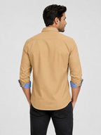 Cargo Style Cream Shirt