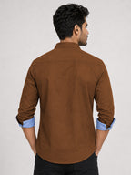Cargo Style Dusty Brown Shirt