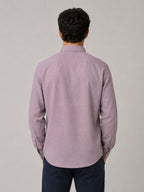 Lavender Linear Linen Shirt