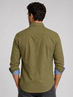 Cargo Style Olive Shirt