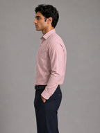 Dark Green & Bold Red Oxford Pack of 2 Pinstripe Shirts