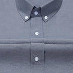 Oxford Cotton Dark Blue Shirt For Men