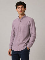 Lavender Linear Linen Shirt