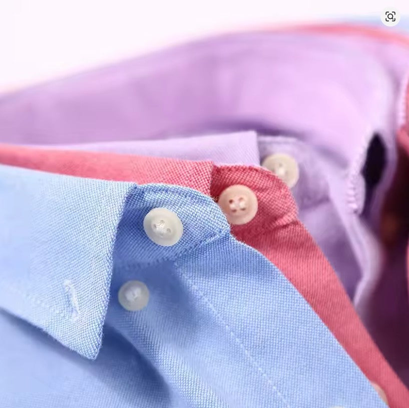 Oxford Cotton Dark Grey Shirt For Men