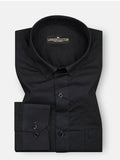 Black Linear Linen Shirt