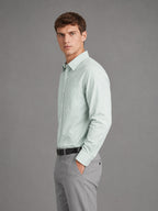 Dark Green & Light Green Oxford Pack of 2 Stripe Shirts For Men