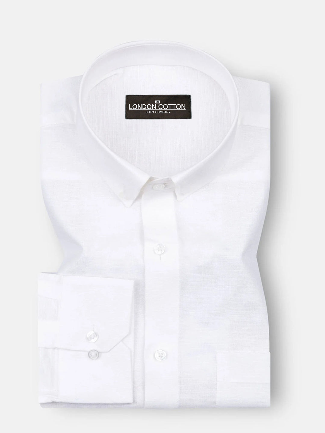 White Linear Linen Shirt