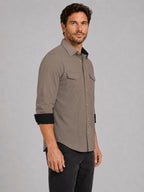 Cargo Style Khaki Shirt
