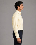 Lemon Stripe Oxford Shirt For Men