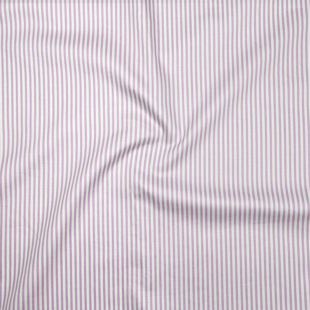 Purple Stripes Satin Shirt for Men