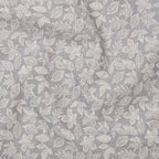Frosted Lavender Abstract Linen Shirt For Men