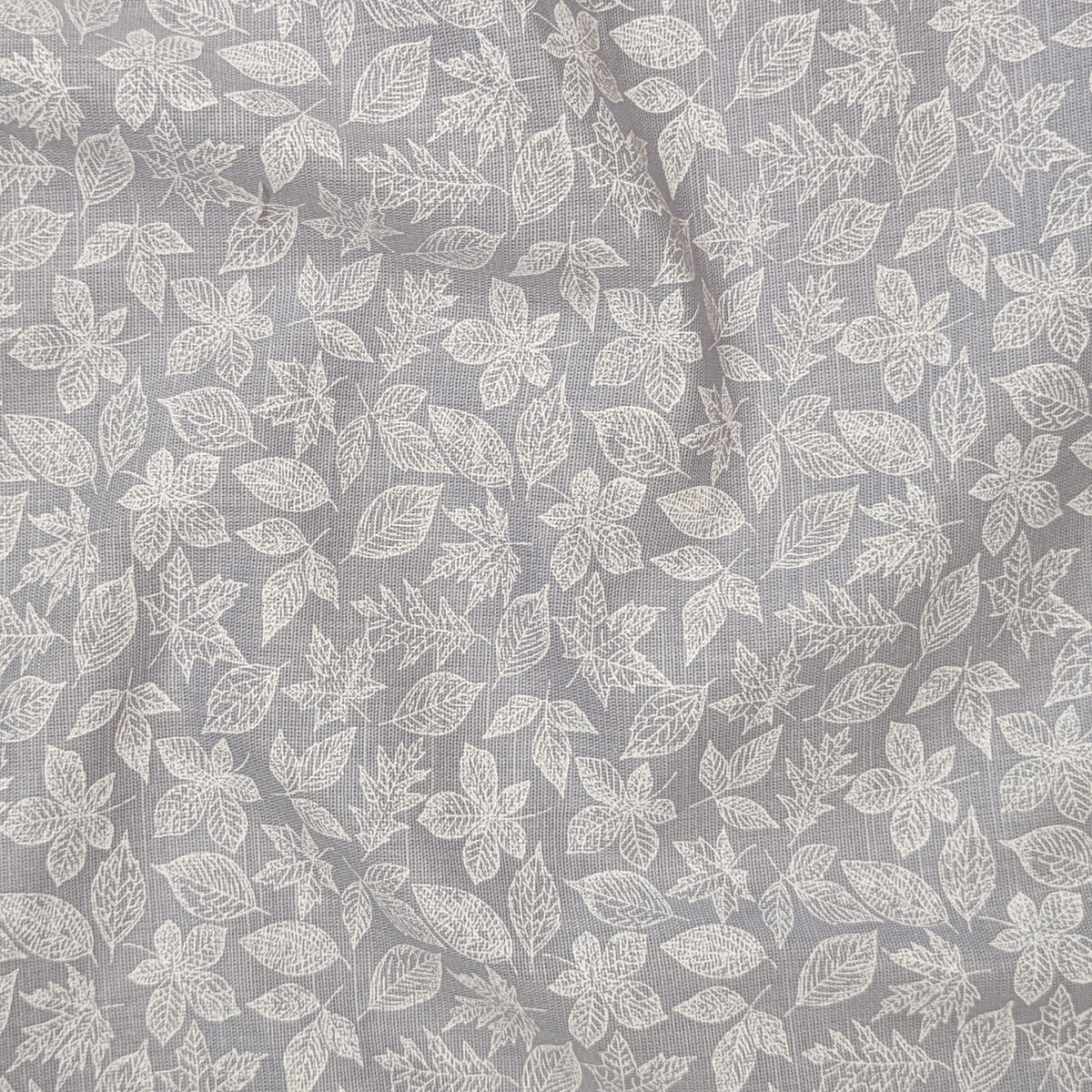 Frosted Lavender Abstract Linen Shirt For Men