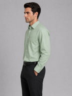 Pack of 2 Sea Green & Sky Blue Formal Oxford Cotton Shirt For Men