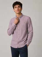 Lavender Linear Linen Shirt