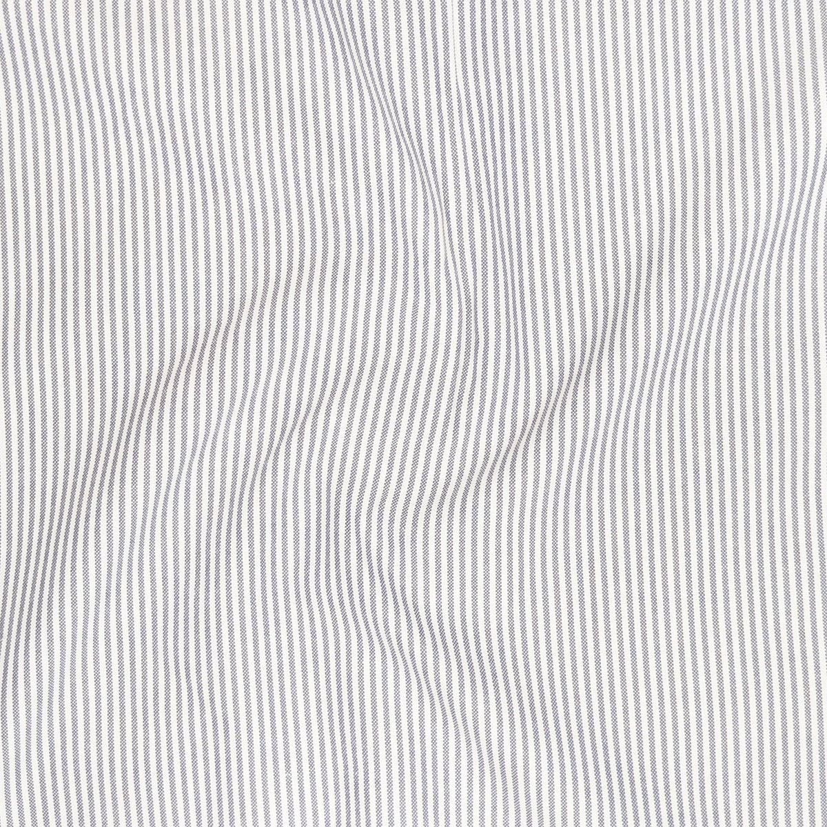 Silver Grey Stripe Oxford Shirt For Men