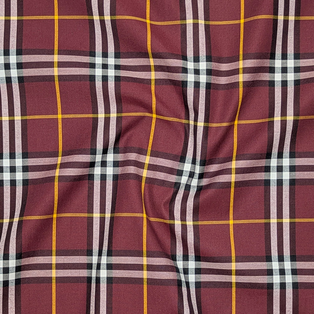 Pack of 2 Tartan Check Cotton Shirt (White & Red)