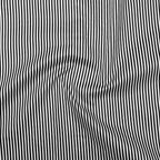 Black Stripes Satin Shirt for Men
