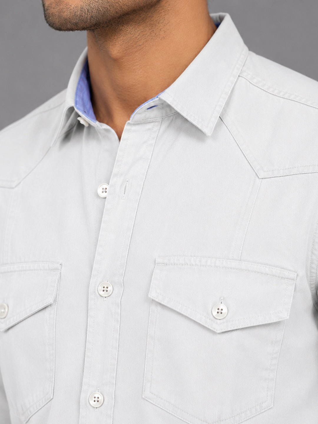 Pack Of 3 Cargo Style White, Wine & Black Shirt