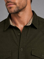 Pack Of 3 Cargo Style Beige, Bottle Green & Brown Shirt