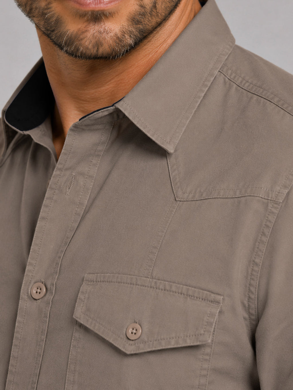 Pack Of 3 Cargo Style Khaki, Bottle Green & Brown Shirt