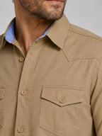 Pack Of 3 Cargo Style Beige, Bottle Green & Brown Shirt