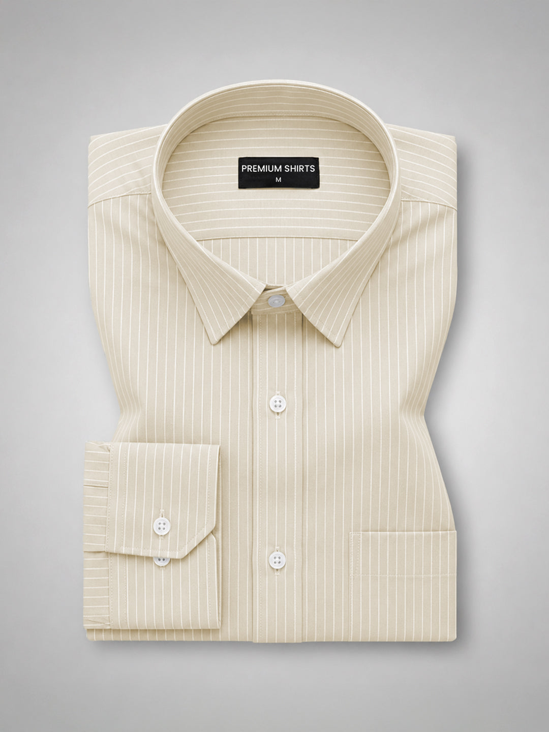 Cream & Mint Green Oxford Pack of 2 Pinstripe Shirts