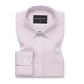 Purple Stripes Satin Shirt for Men