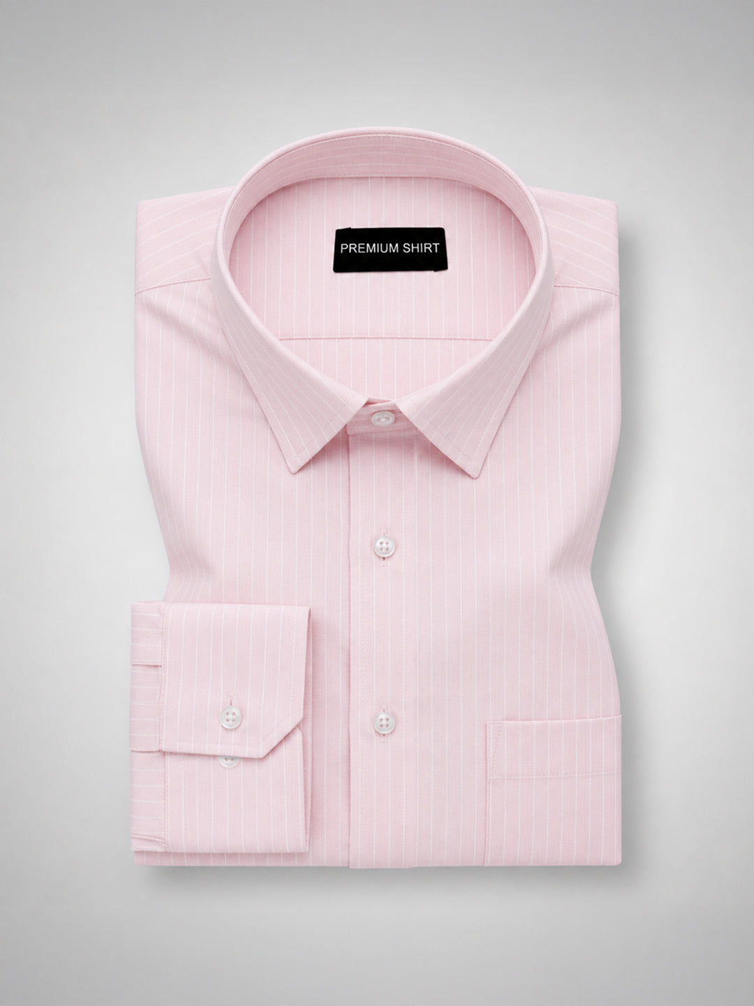 Pink & Cream Pinstripe Oxford Pack of 2 Shirts For Men