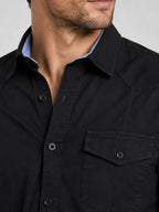 Pack Of 3 Cargo Style White, Wine & Black Shirt