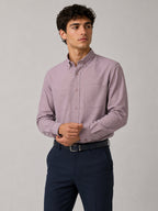 Lavender Linear Linen Shirt