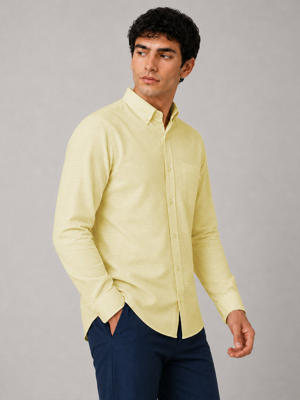 Lilac Glow Party Wear Shirt for Men