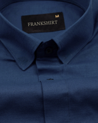 New Linen Shirt for Man (Navy Blue)