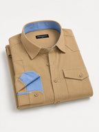 Cargo Style Cream Shirt